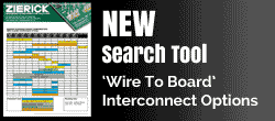 New Wire to Board Interconnect Options tool